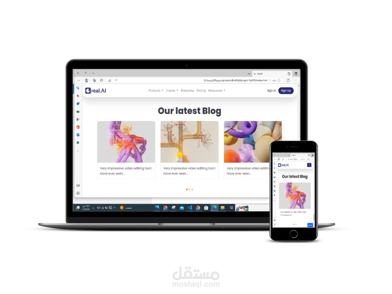 انشاء  landing page بطريقة احترافية