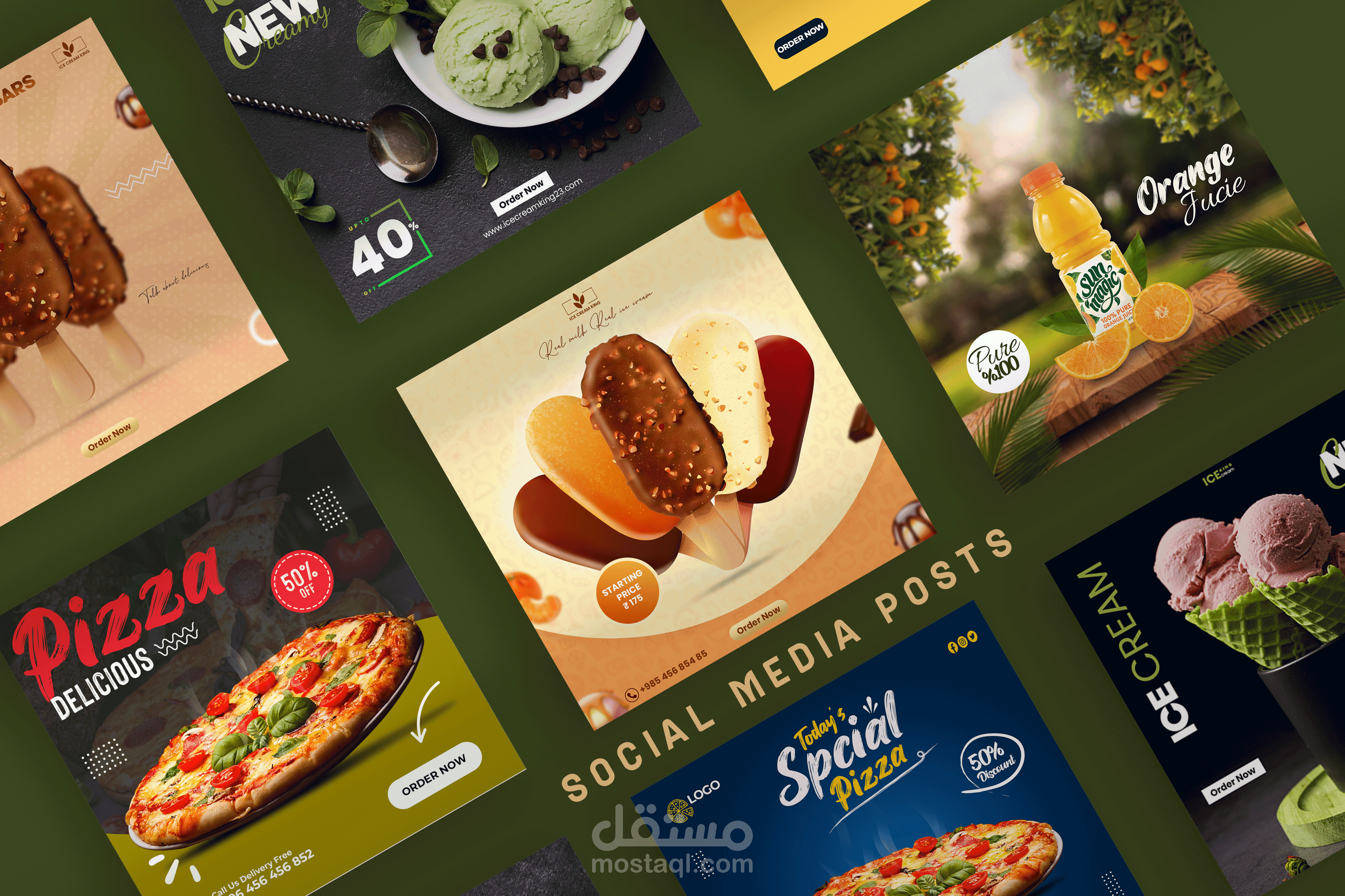 تصاميم سوشال ميديا احترافية