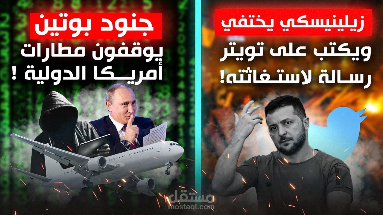 هروب زيلينيسكي إلى مخبأ سري ! ويستنجد بأمريكا على تويتر ! وجنود بوتين يعطلون مطارات أمريكاعن العمل!