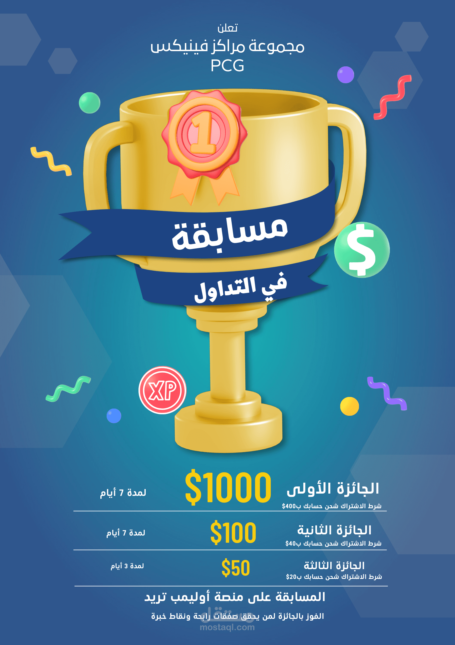 تصميم إعلانات لشركة تداول