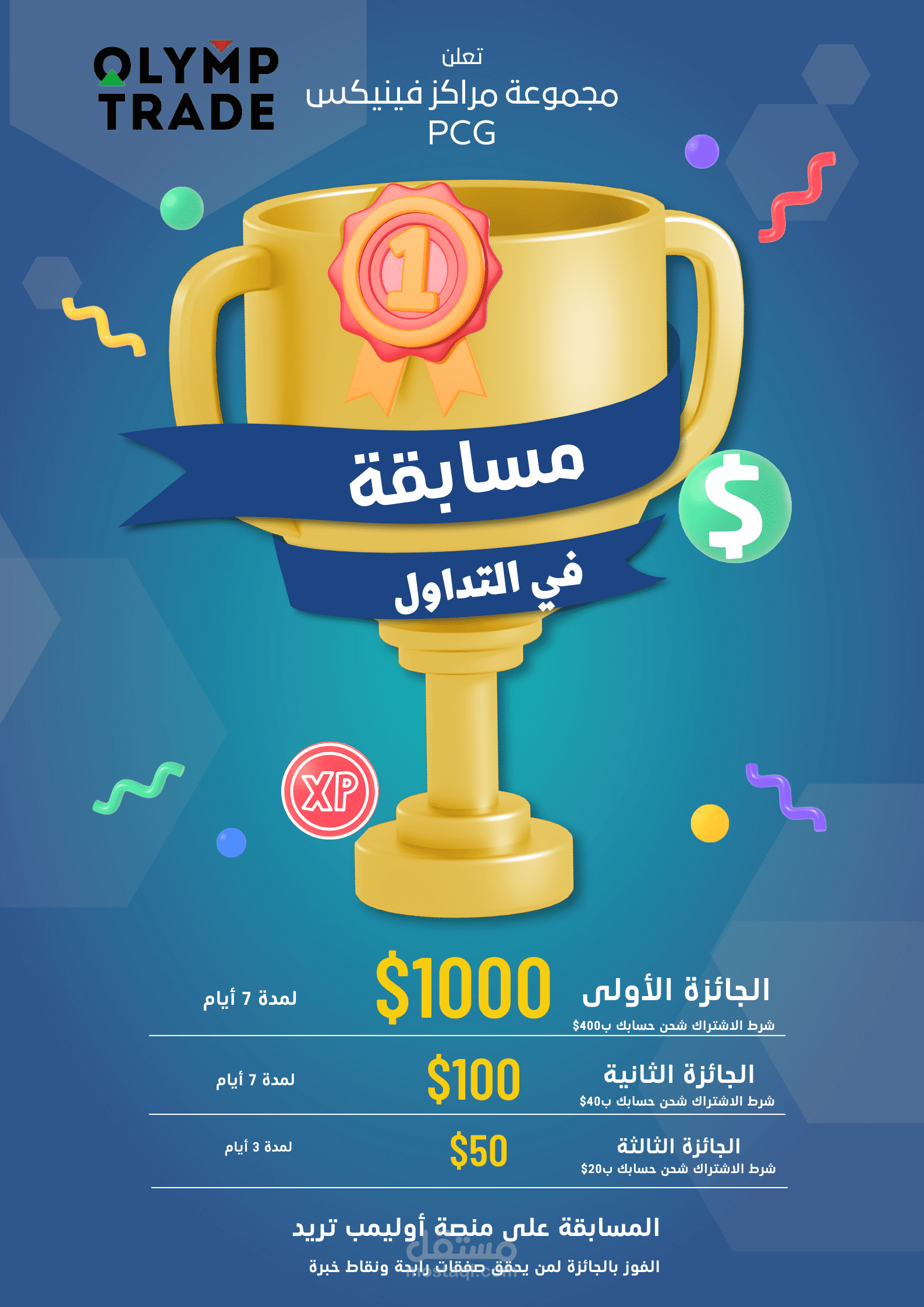 تصميم إعلان تداول