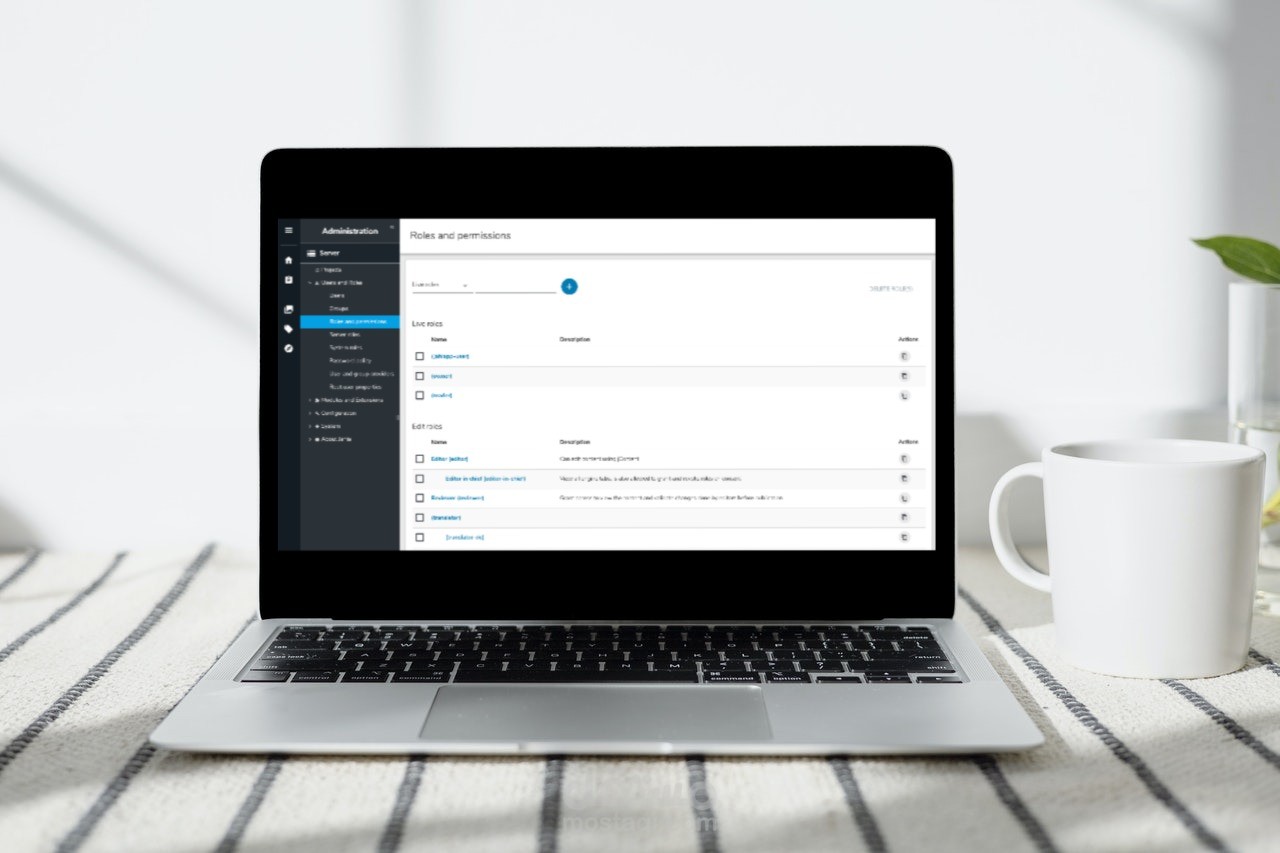 تحليل المهام والصلاحيات على لوحة التحكم