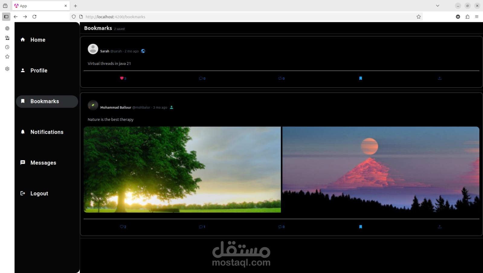 social media application