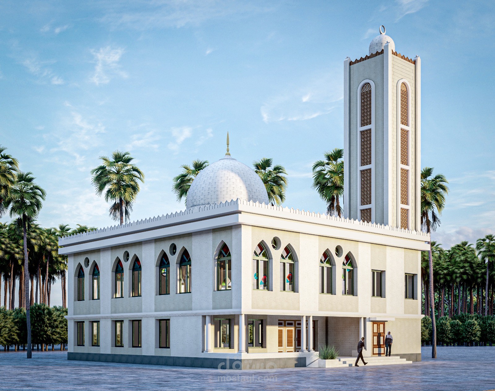 تصميم مسجد