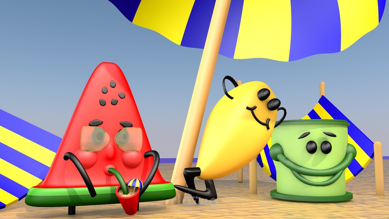 فواكه البحر 3D