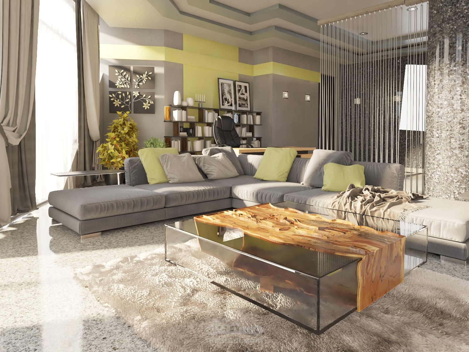 تصميم غرفة معيشة