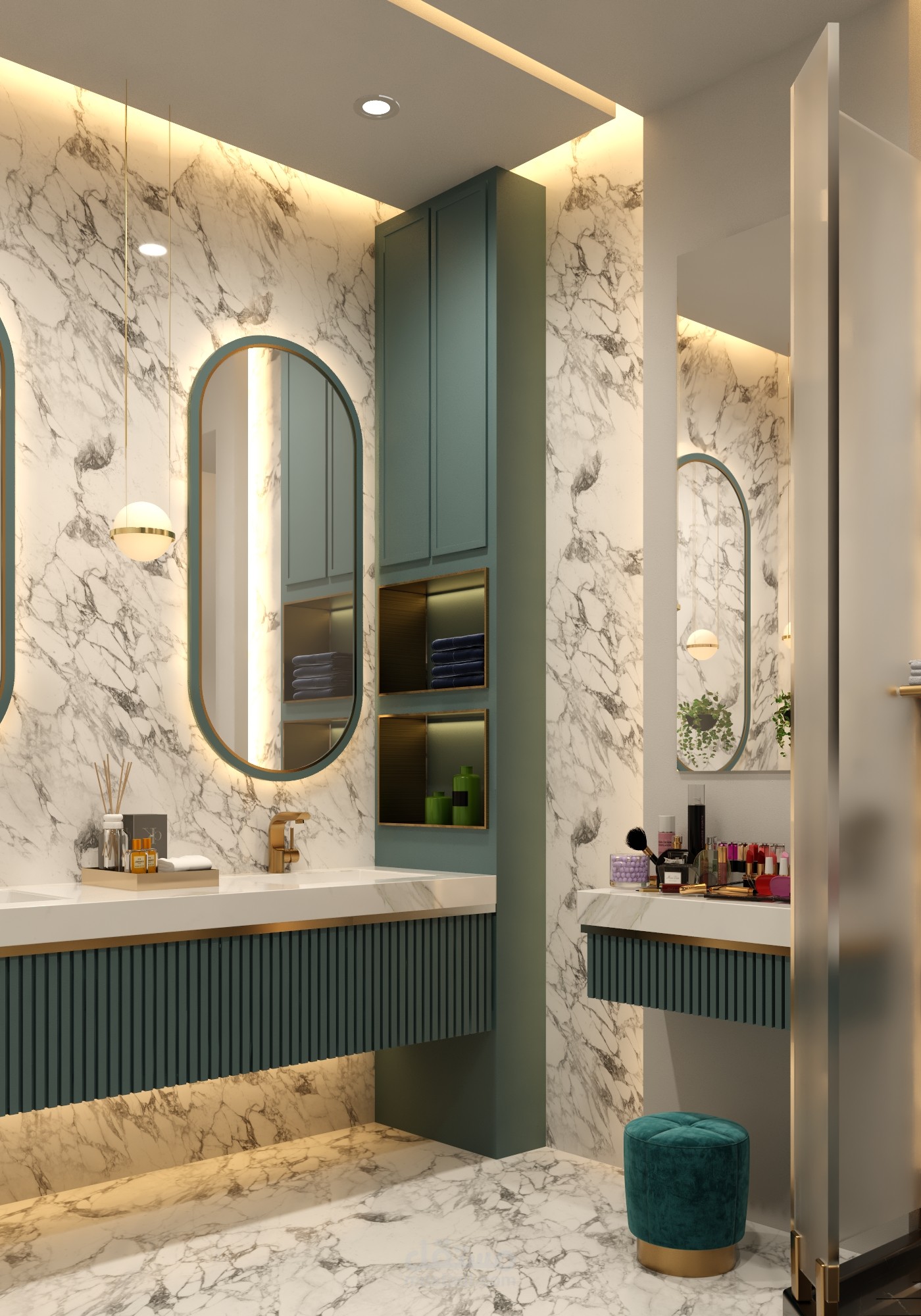 تصميم داخلي حمام