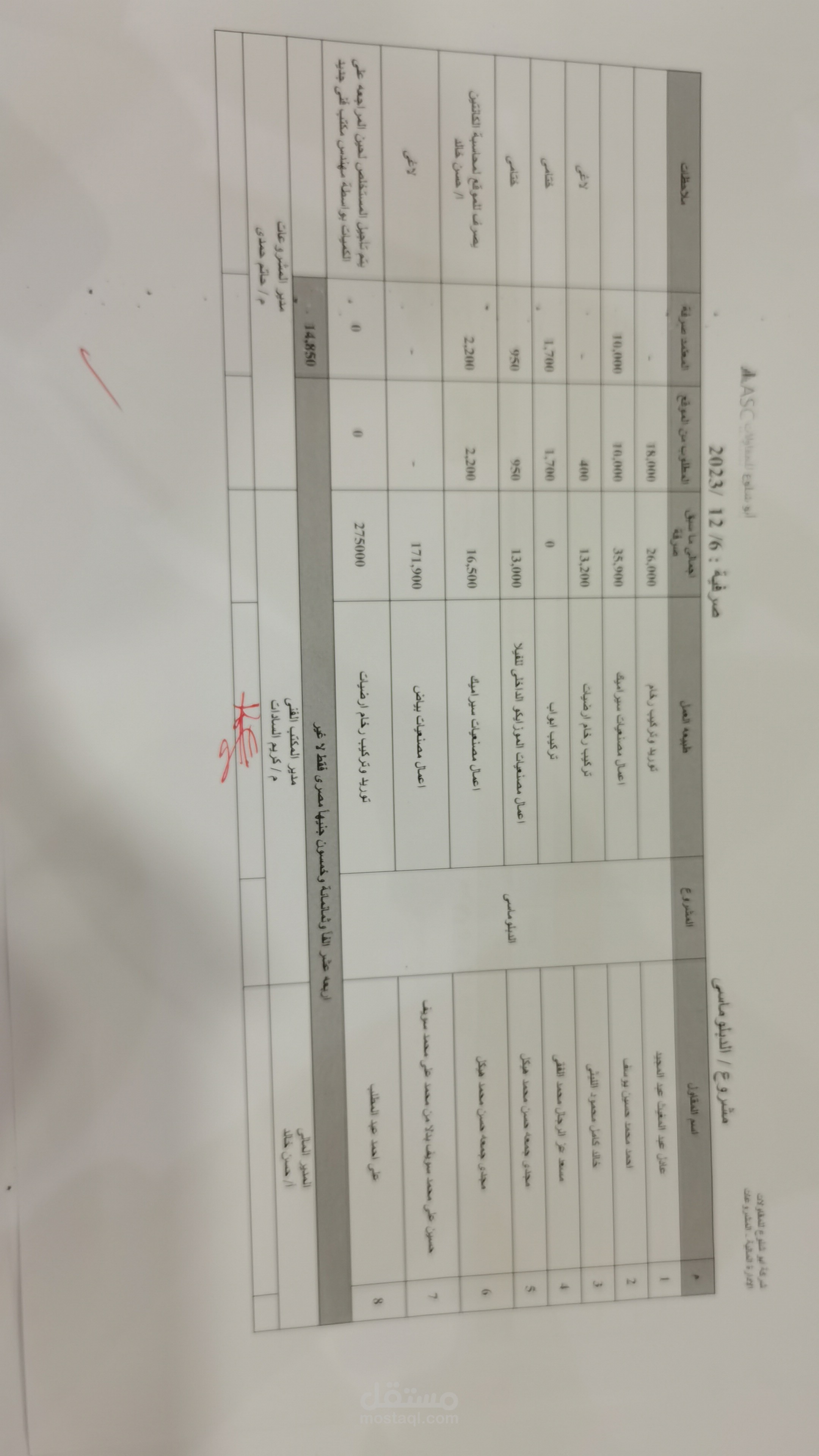 عمل اكسيل