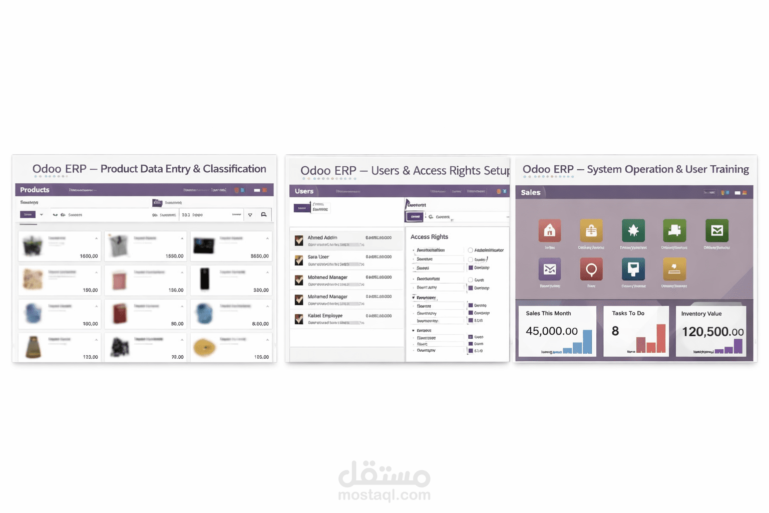 : Odoo ERP – Product Data Entry & Classification