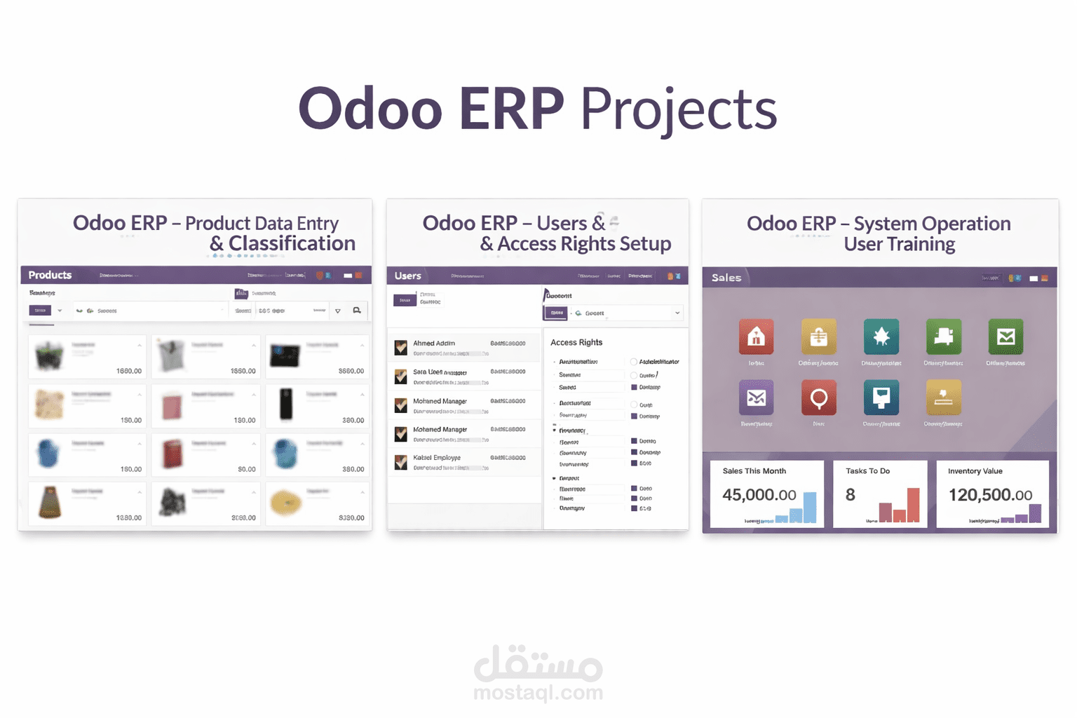 Odoo ERP – Users & Access Rights Setup