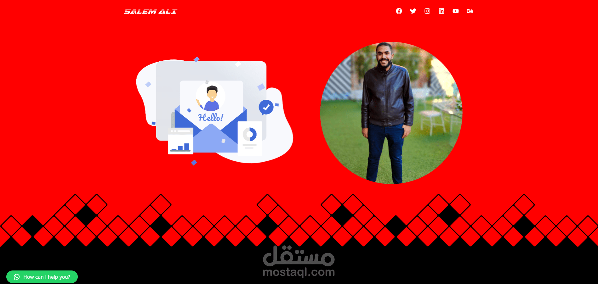 موقعى الشخصى و يحتوى ايضا على أكثر من 20 موقع أخر تم العمل عليه