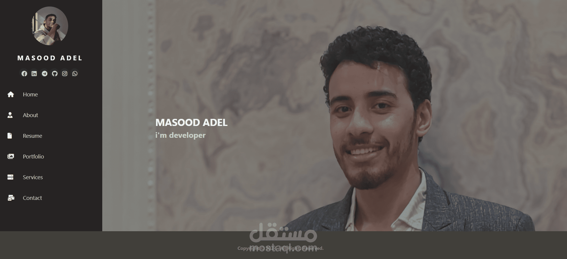 عمل مواقع شخصيه تعكس هويتك واعمالك