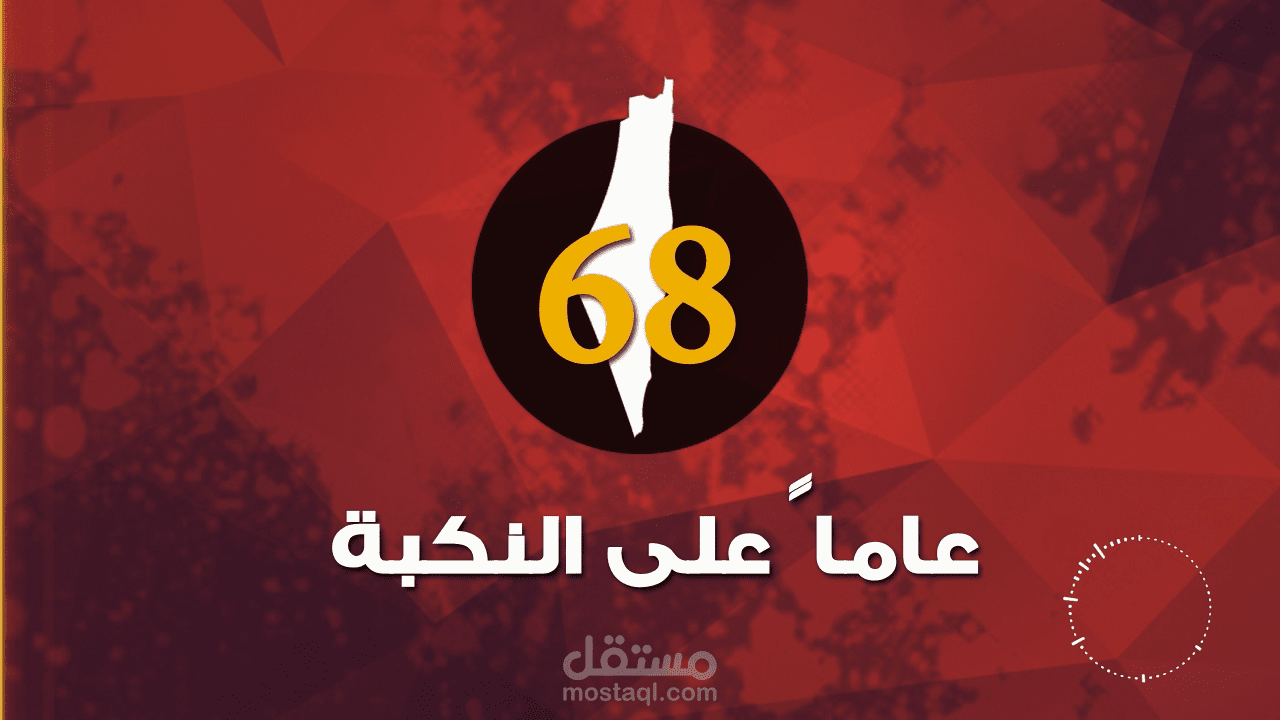 موشن جرافيك النكبة الفلسطينية