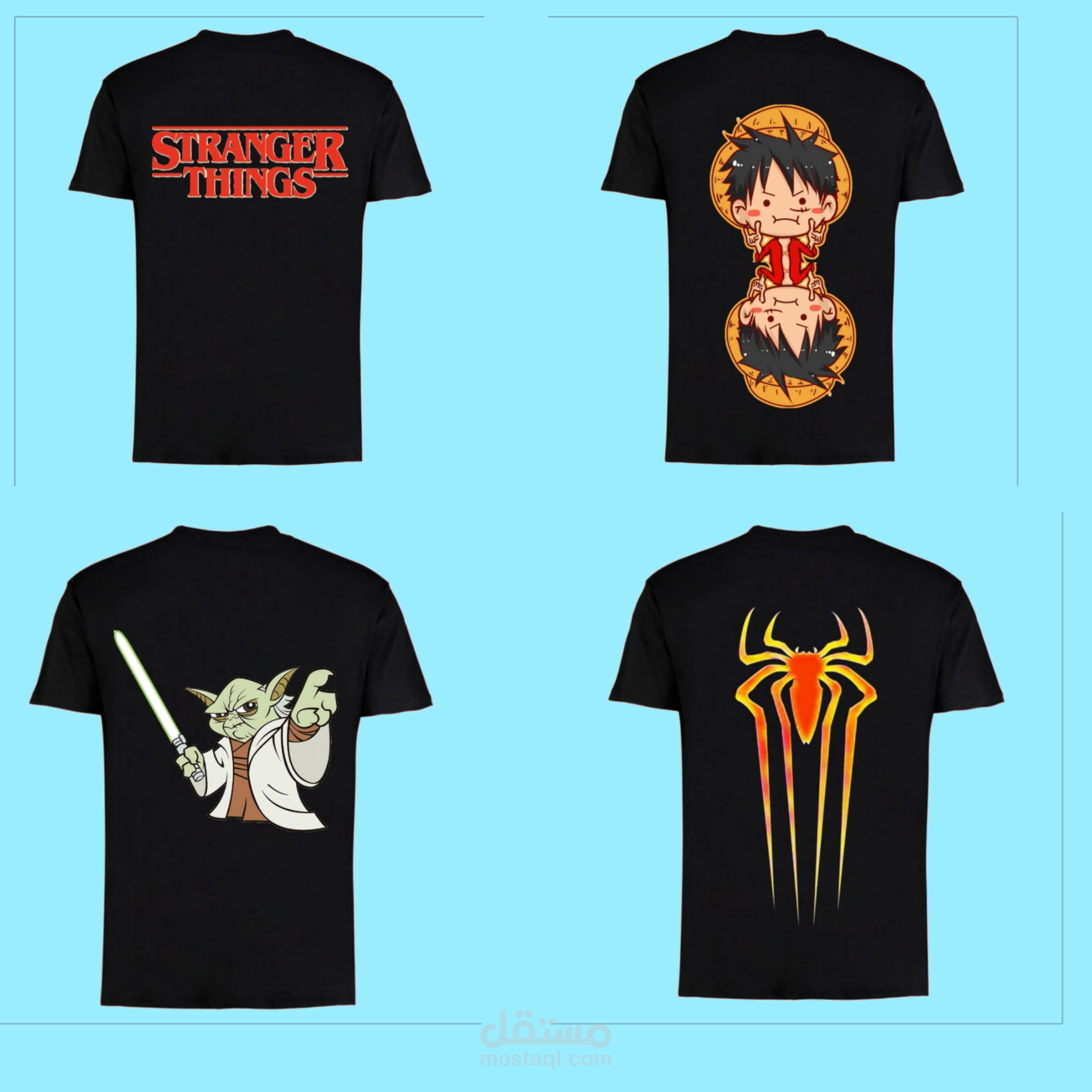 تصاميم تيشرتات أصلية بجودة عالية