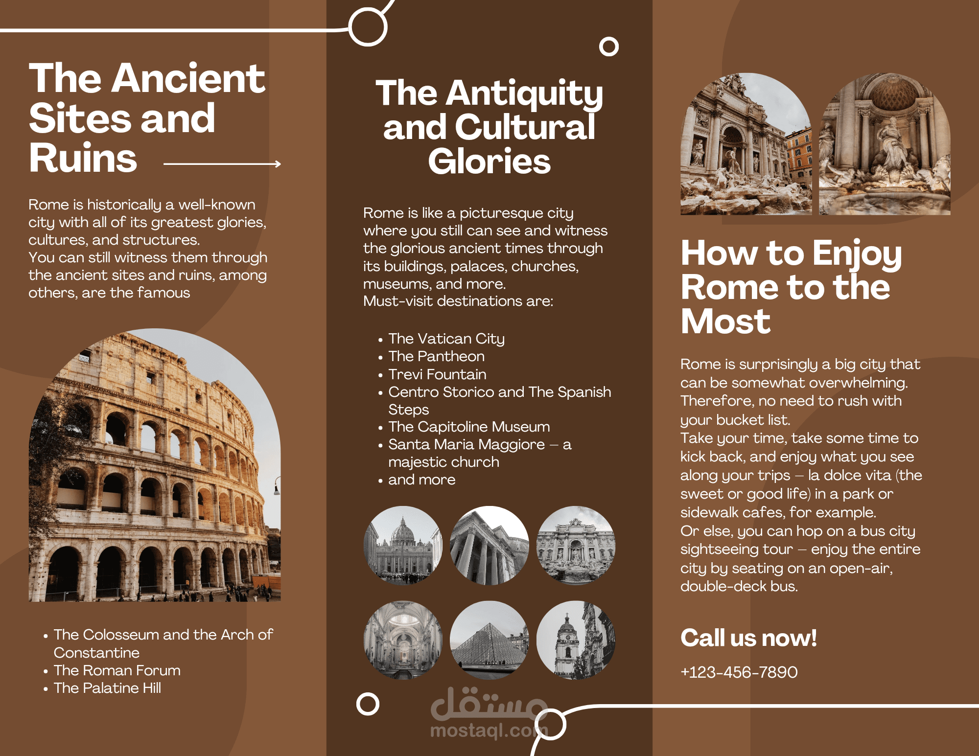 تصميم brochure الجزء الثاني