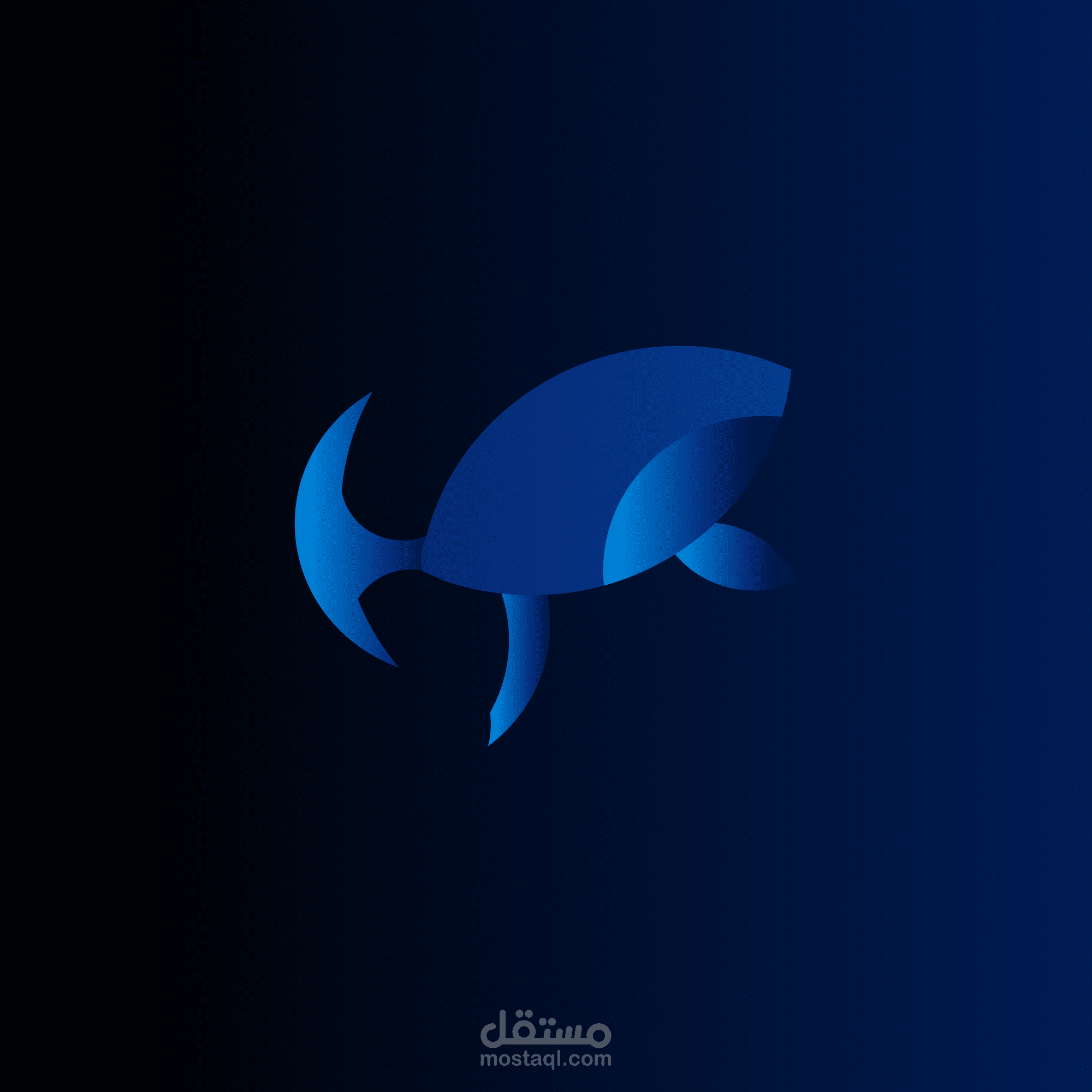 رسمه حوت بالنسبه الذهبيه