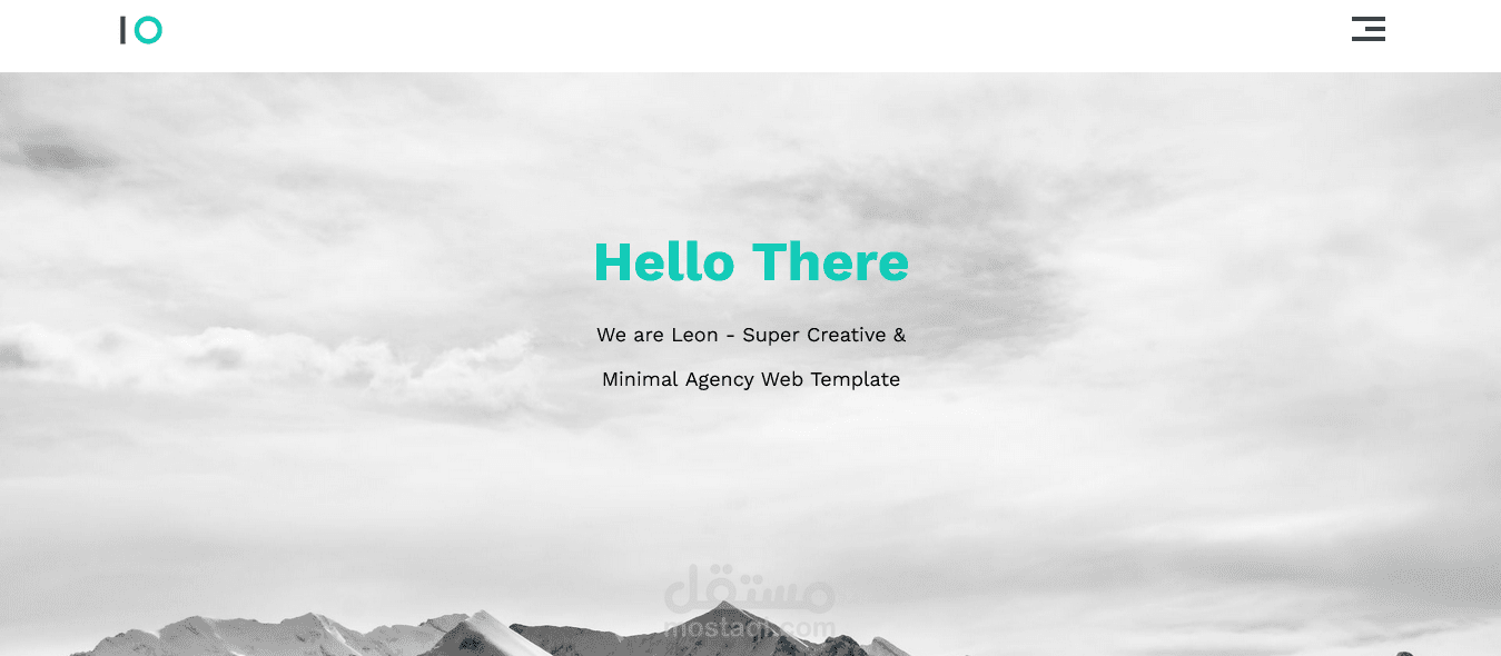 Landing Page For Leon Company