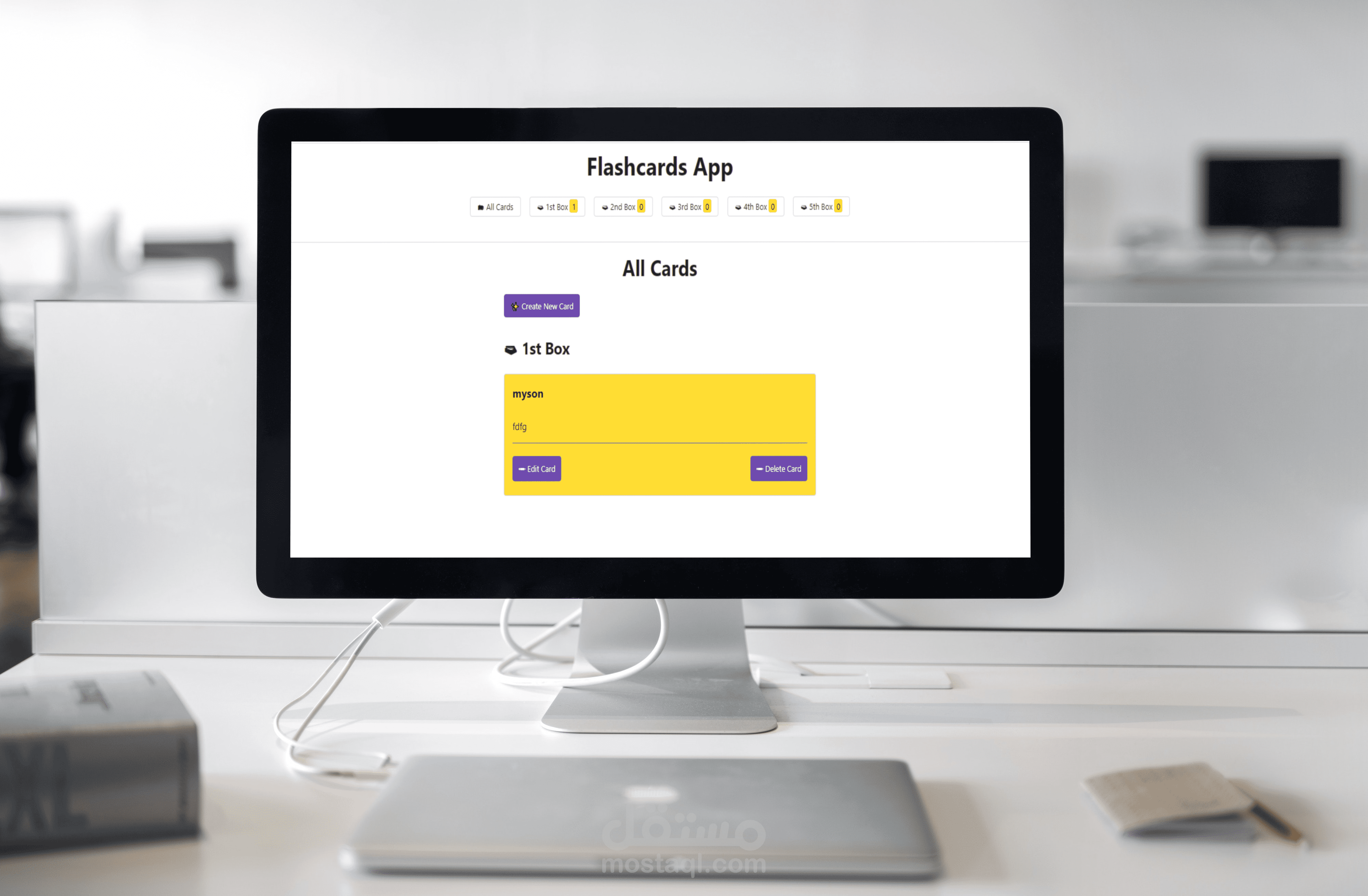 برمجة موقع بطاقات تعليمية بإستخدام Django