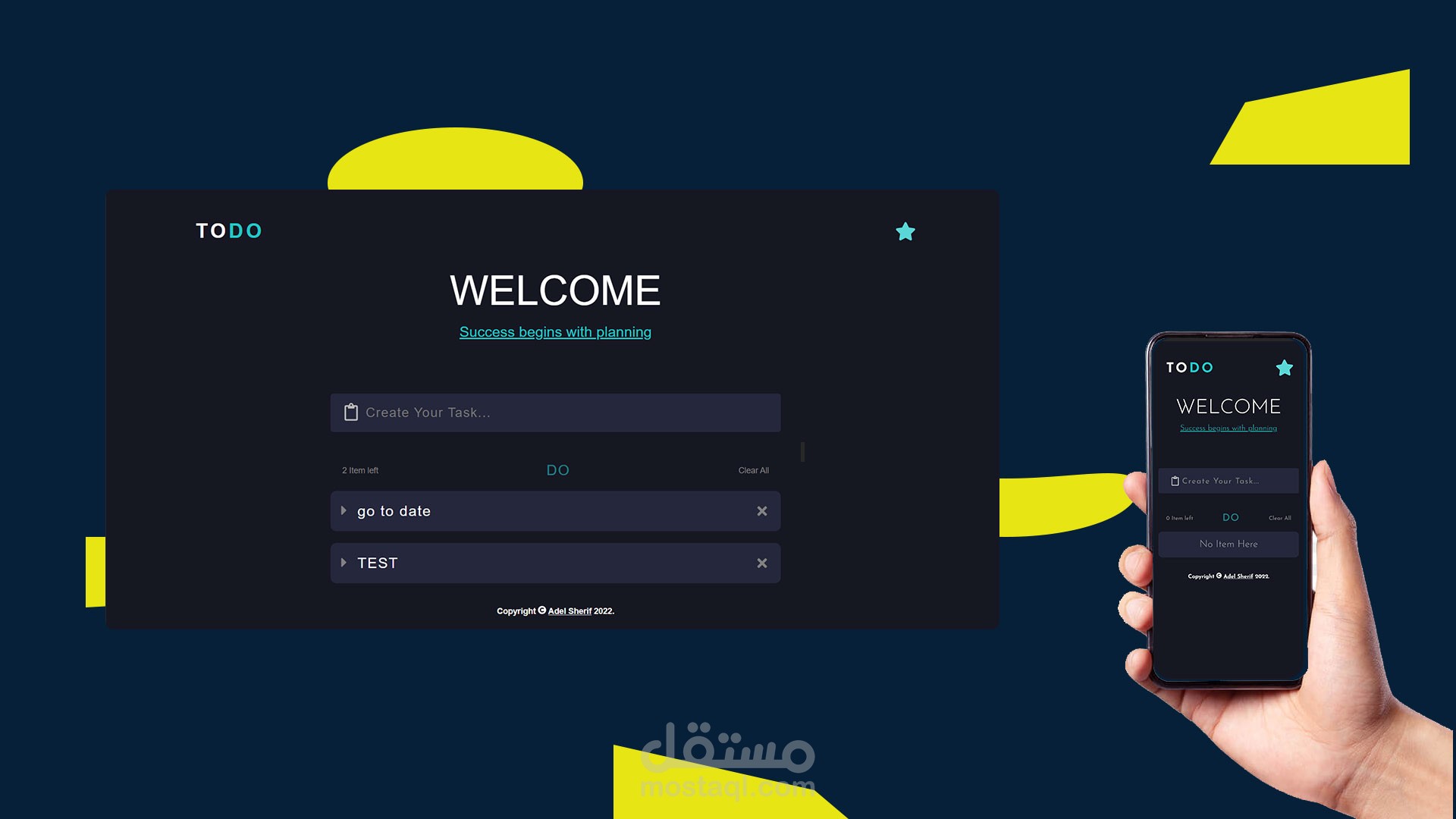 عمل قائمة مهام