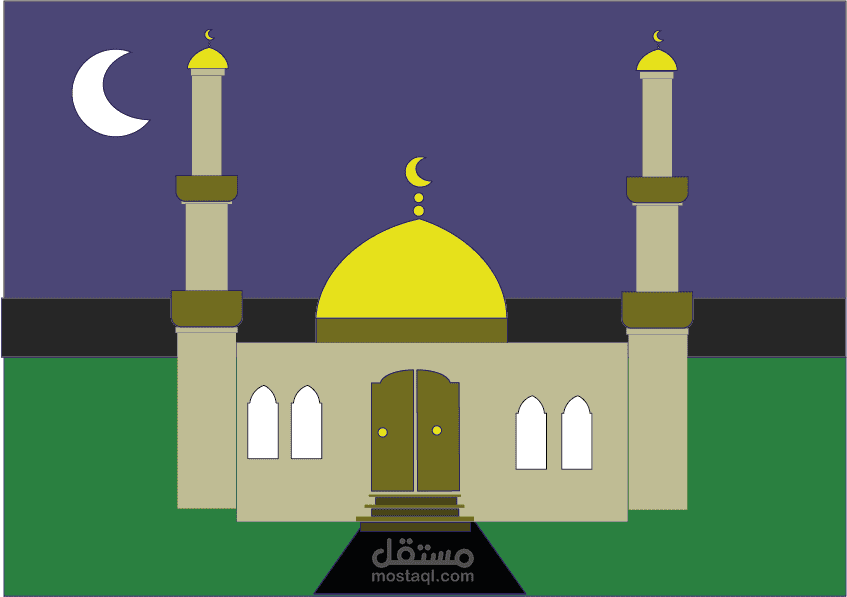 تصميم مسجد