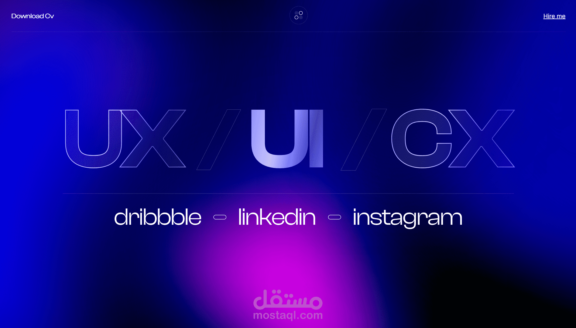 صفحة هبوط متحركه