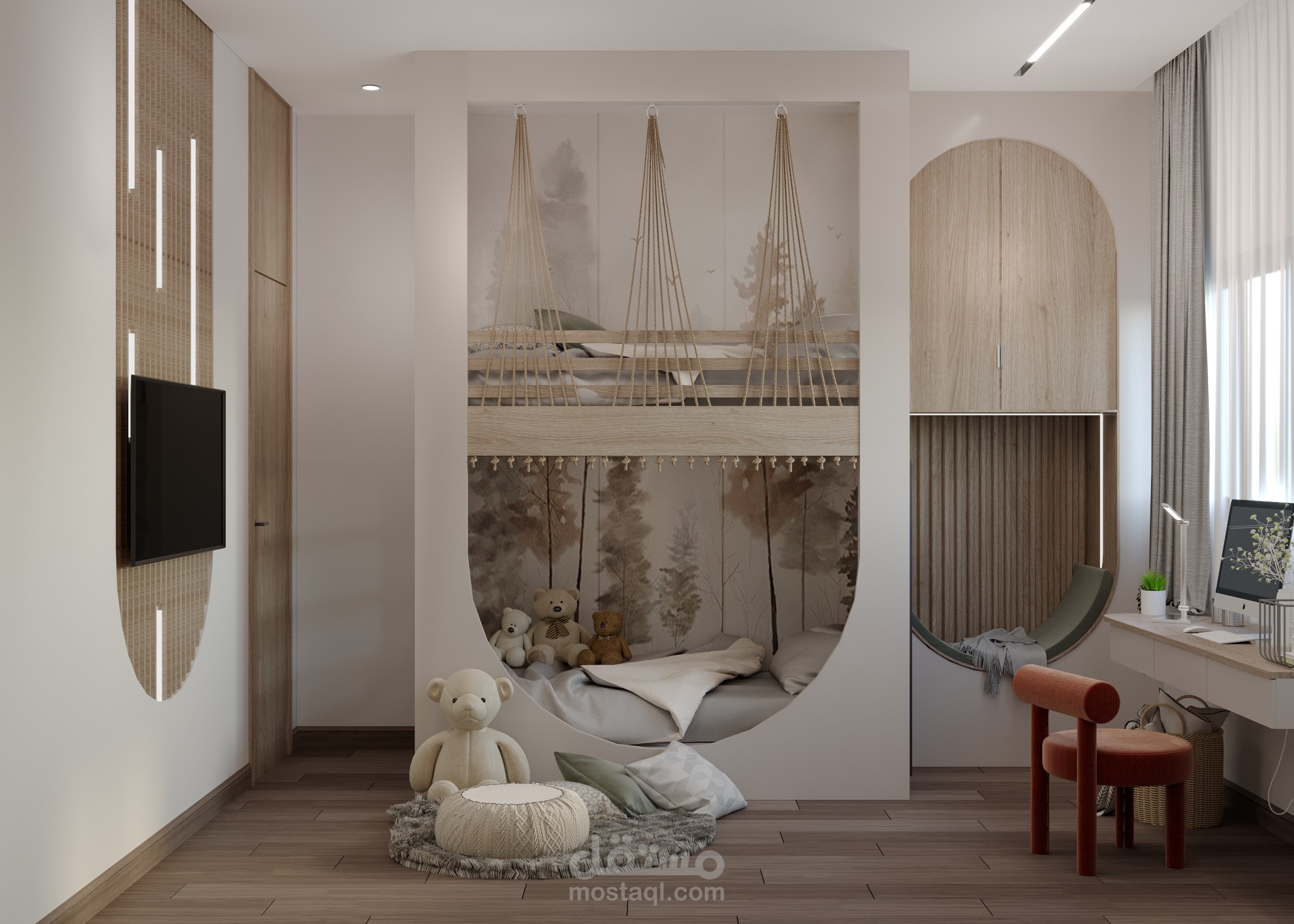 غرفة نوم الاطفال