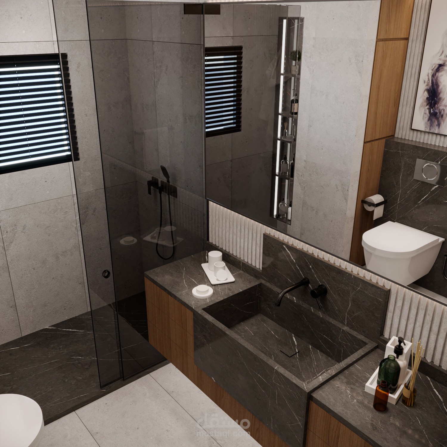 تصميم حمام ماستر