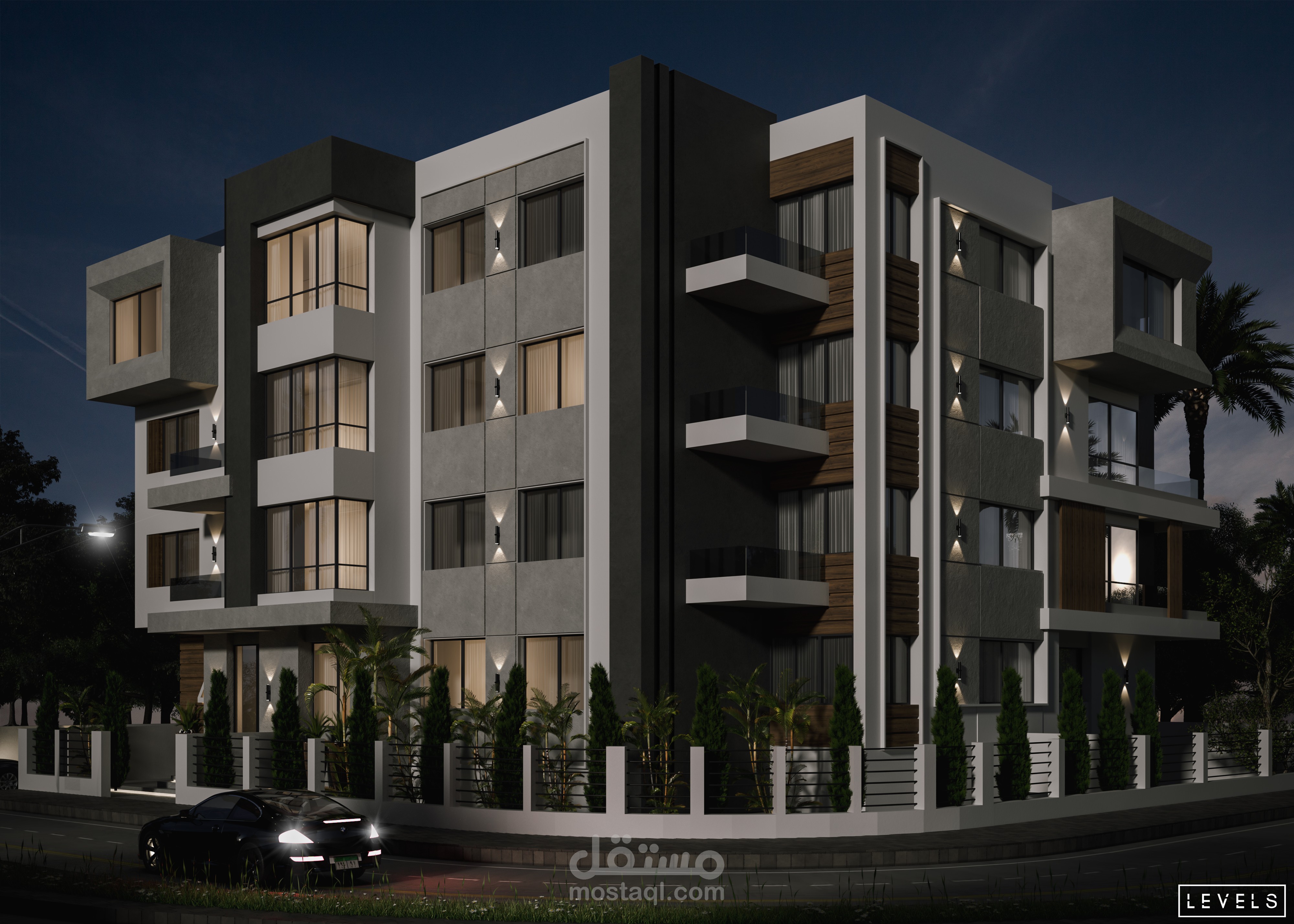 تصميم عماره سكنيه