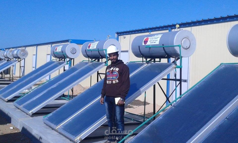 مشروع سخانات الطاقة الشمسية بانفاق قناة السويس