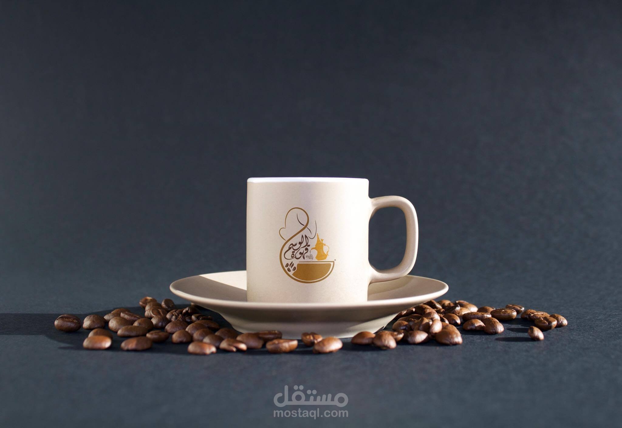 قهوة الوسم شعار