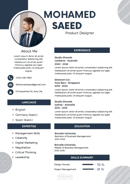professional CV