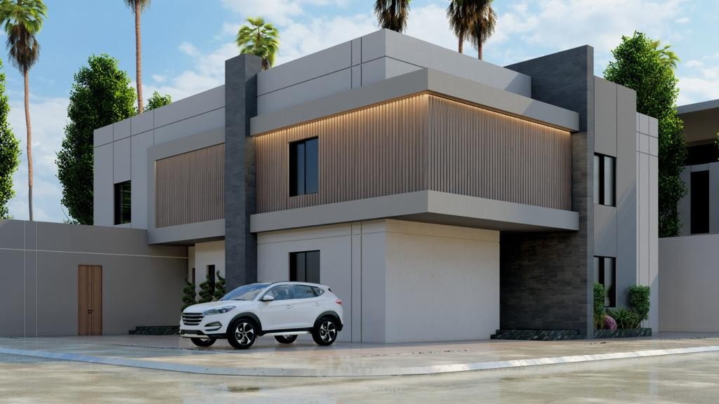 تصميم خارجي على الطراز المودرن