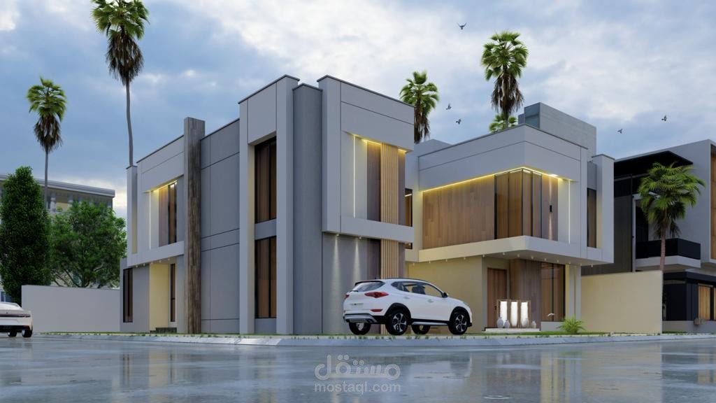تصميم واجهات خارجية مودرن