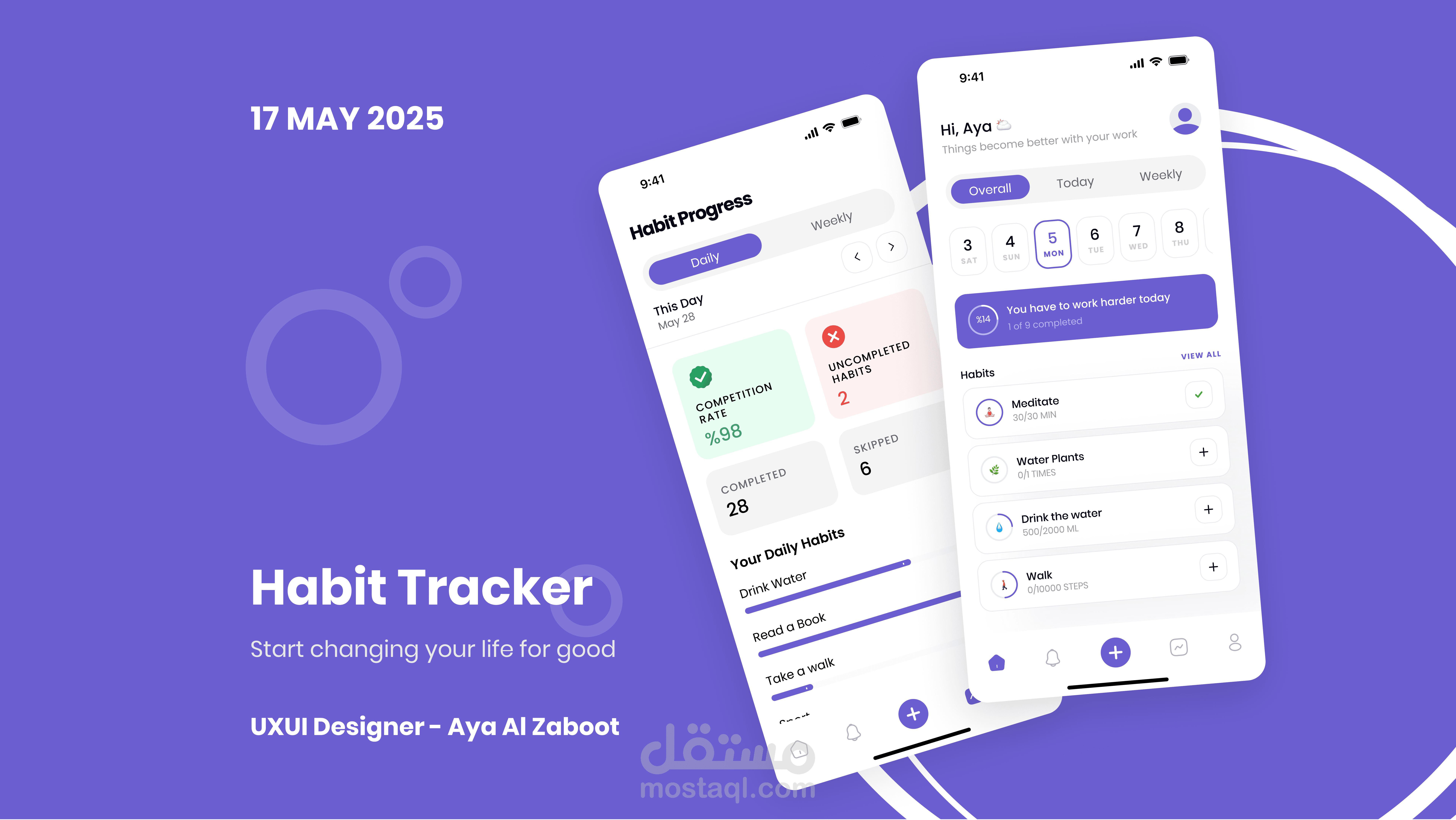 Habit Tracker - UXUI Case Study
