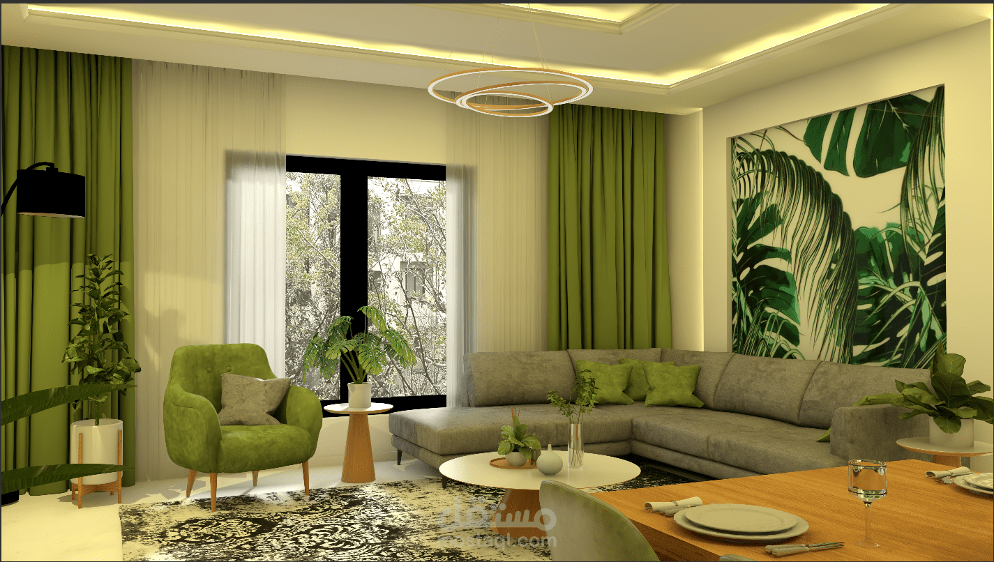 تصميم غرفة معيشة