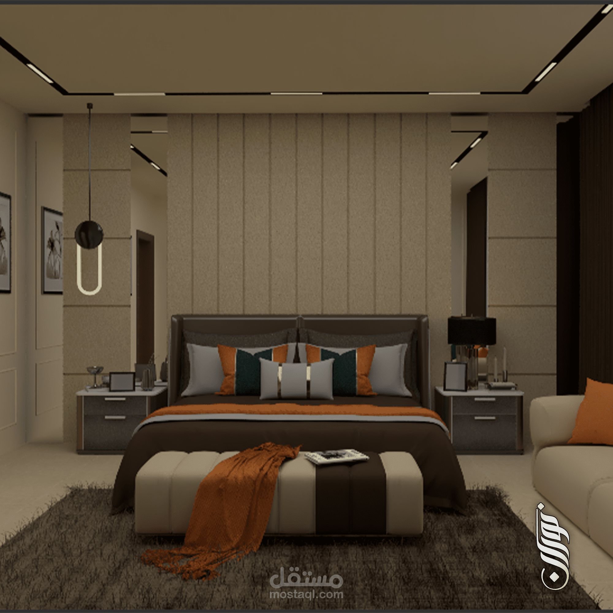 تصميم غرفة نوم ماستر