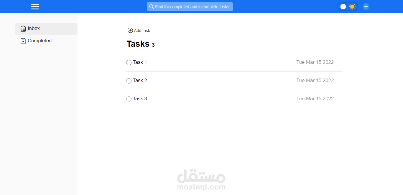to do list  web application