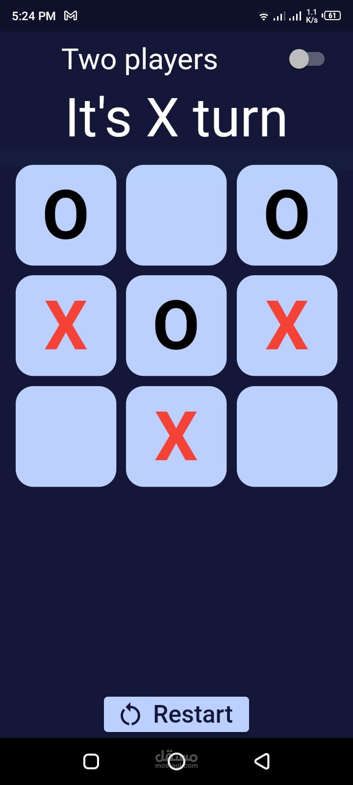 XO game with flutter