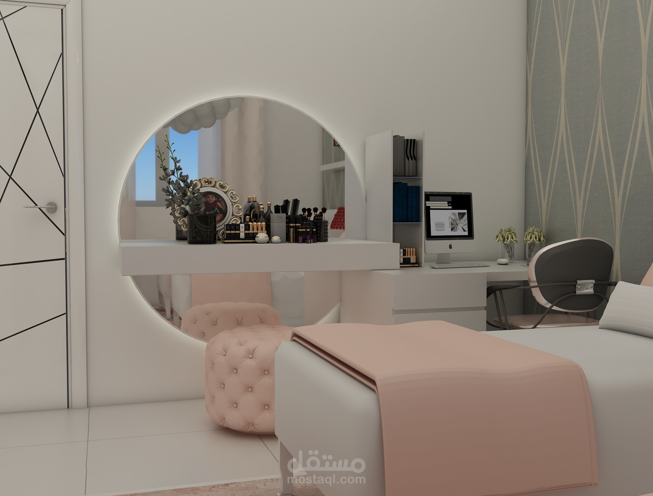 تصميم داخلي (غرفة بنات)