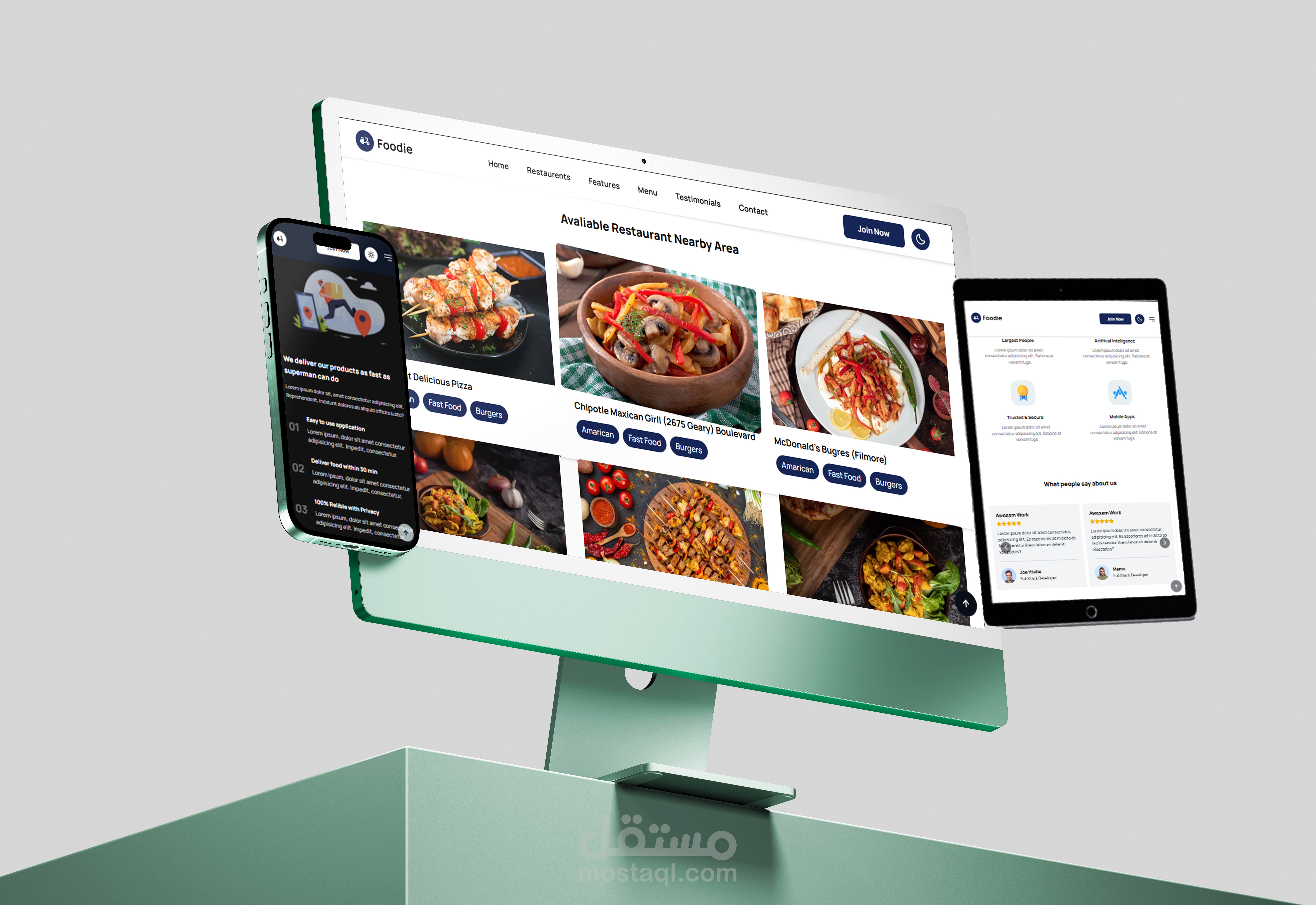 Food (Landing Page)