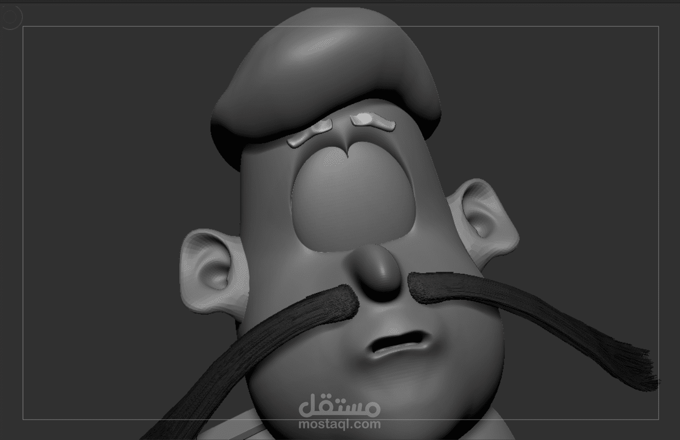 شخصية كرتونية ثلاثية الأبعاد 3Dsmax