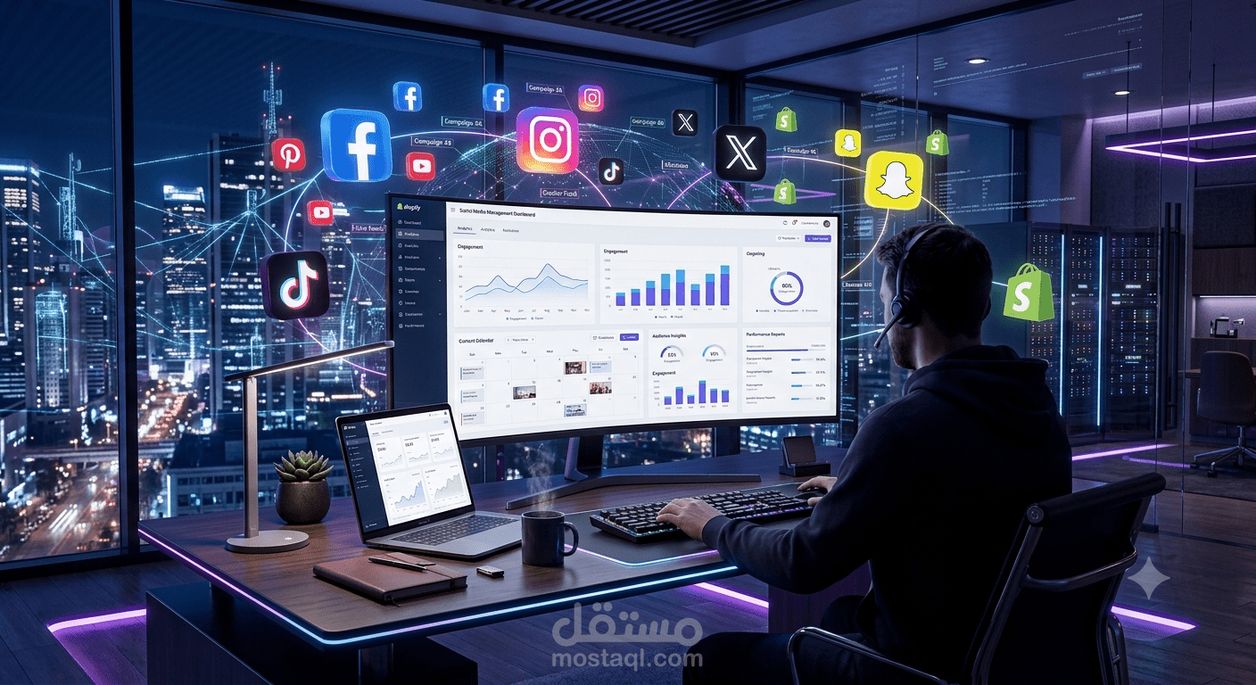 ادارة مواقع التواصل الاجتماعي