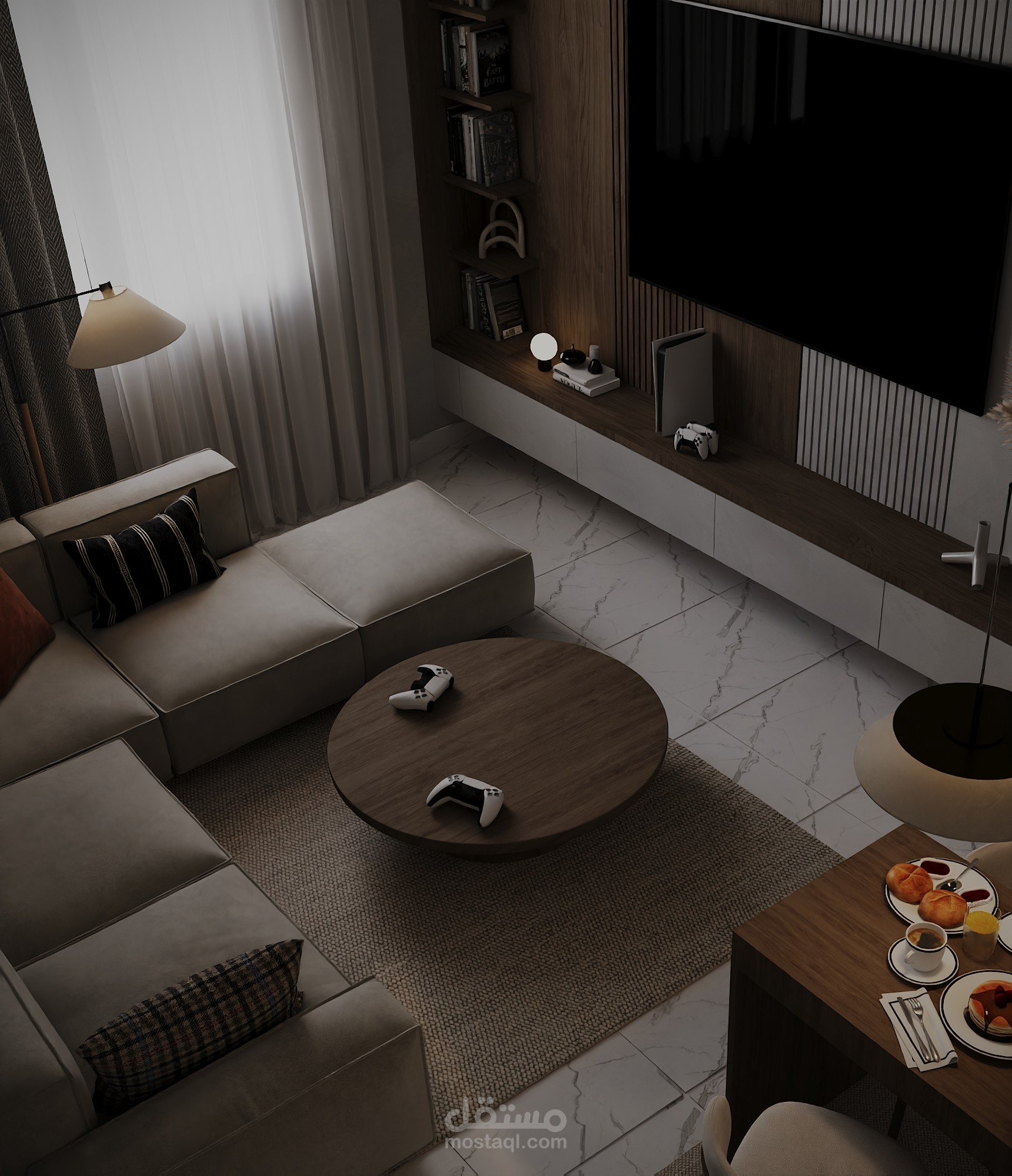 تصميم داخلي صالة