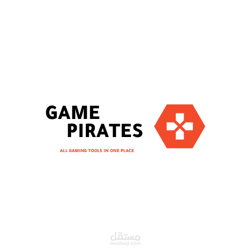 لوجو لمحل ادوات و مستلزمات الالعاب و البلاي ستيشن (Game pirates)