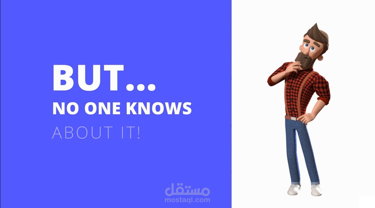 فيديو تريلر موشن جرافيك لموقع يساعد في التسويق و النشر و السوشيال ميديا