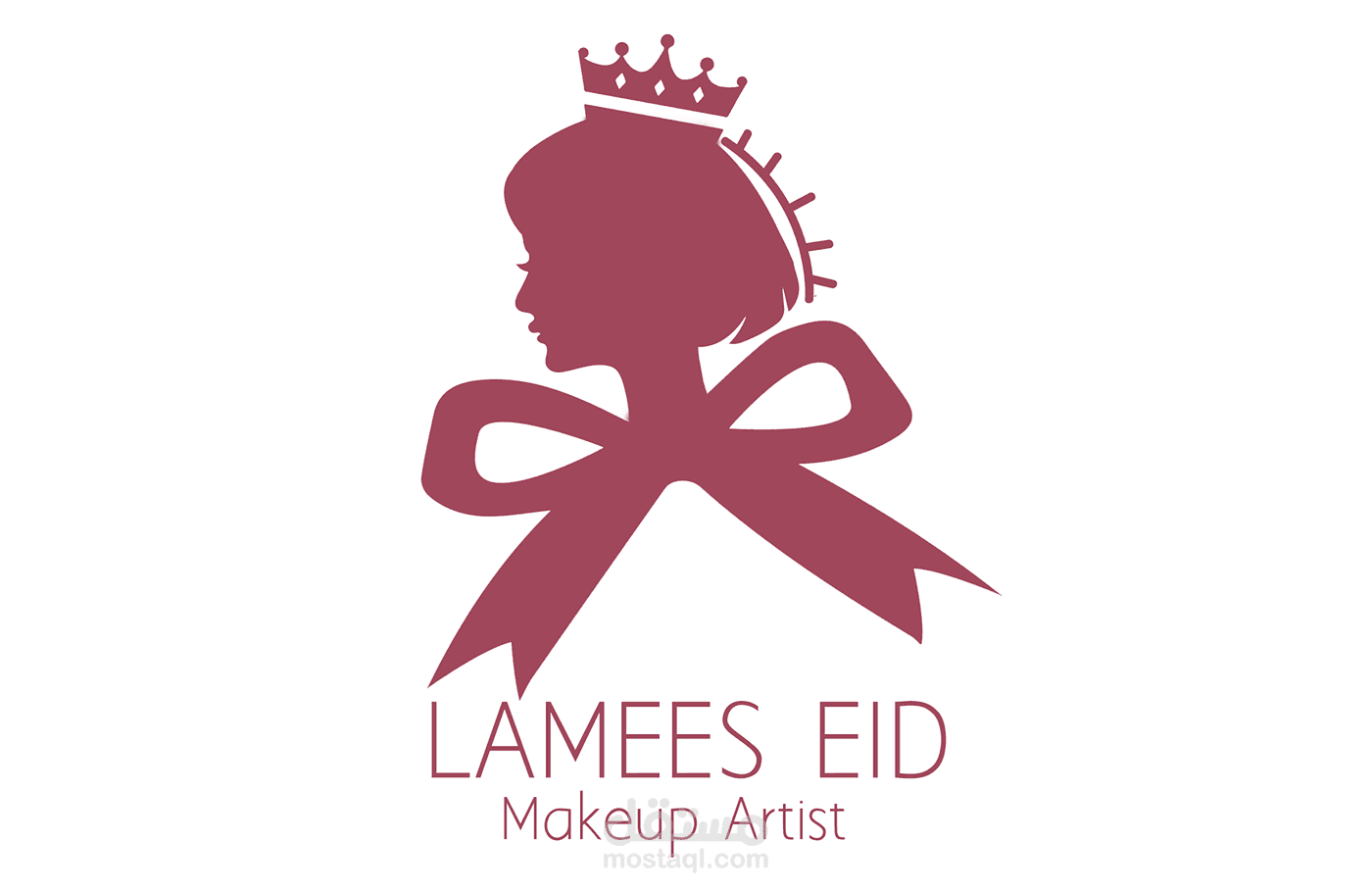لوجو لخبيرة التجميل لميس عيد