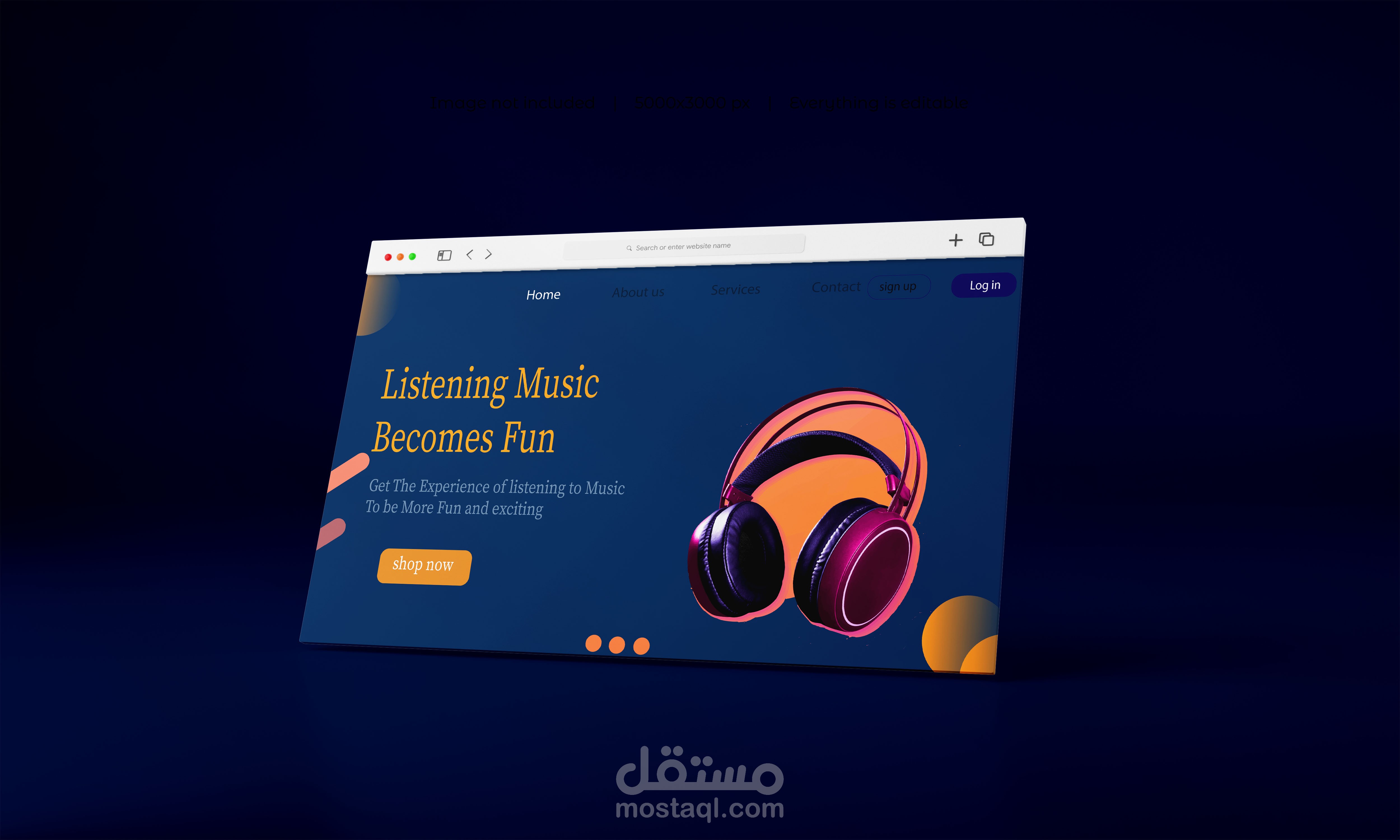 landing page