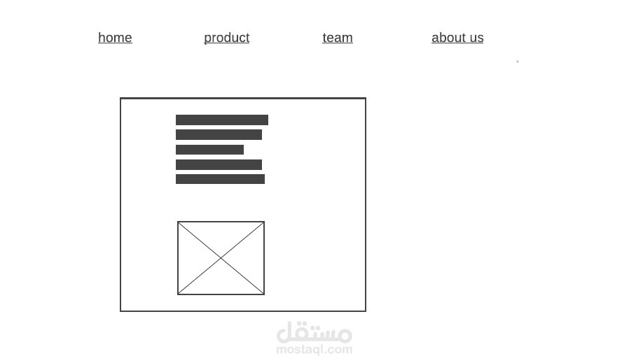 تصميم UX/UI لموقع الكتروني