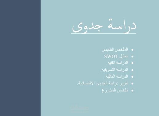 دراسة جدوى