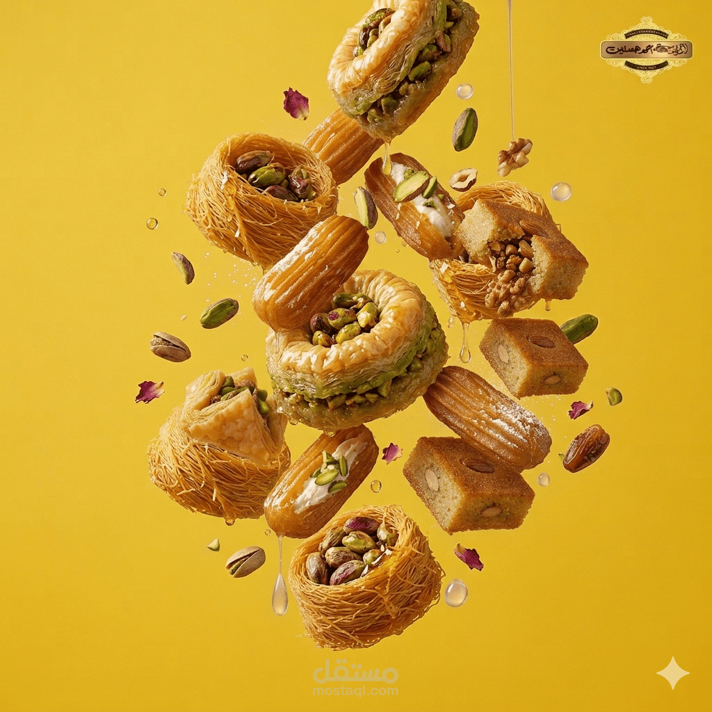 تصميم فيديو اعلانى لبراند حلويات